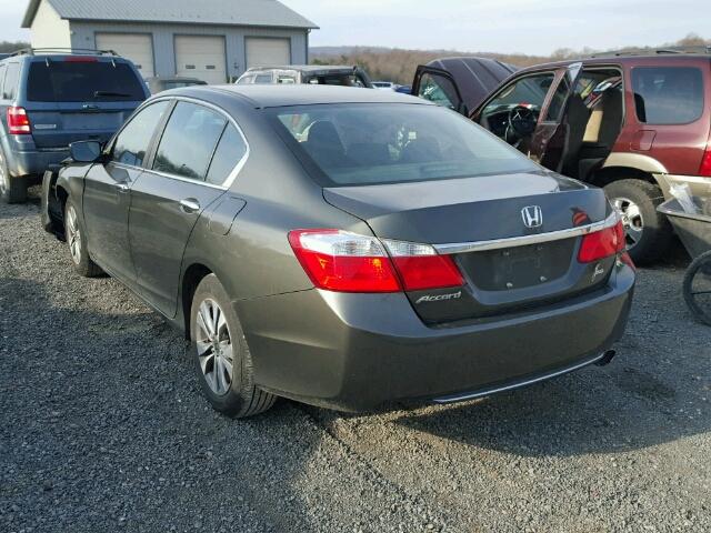 1HGCR2F38DA082500 - 2013 HONDA ACCORD LX CHARCOAL photo 3