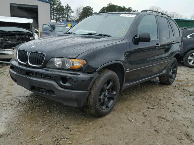 5UXFA13575LY22707 - 2005 BMW X5 3.0I BLACK photo 2