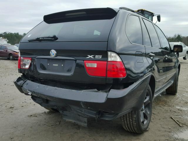 5UXFA13575LY22707 - 2005 BMW X5 3.0I BLACK photo 4