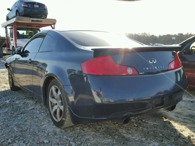 JNKCV54E84M819031 - 2004 INFINITI G35 BLUE photo 3