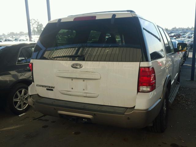 1FMFU18L44LA89350 - 2004 FORD EXPEDITION WHITE photo 4