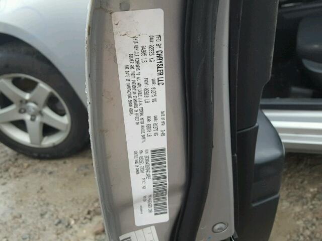 2B3KA43D59H616055 - 2009 DODGE CHARGER GRAY photo 10