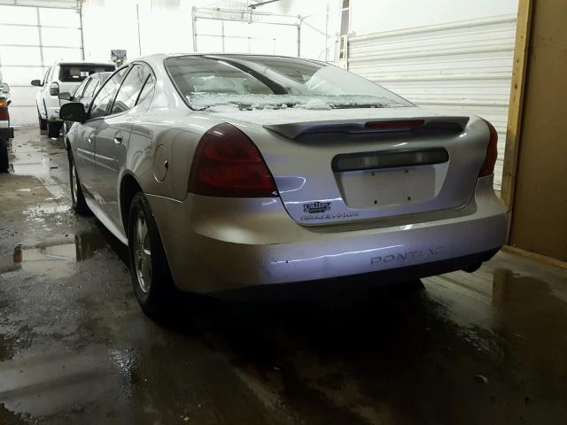 2G2WP552081183255 - 2008 PONTIAC GRAND PRIX SILVER photo 3