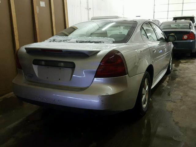 2G2WP552081183255 - 2008 PONTIAC GRAND PRIX SILVER photo 4