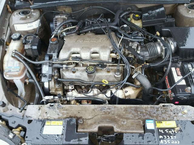 1G1ND52J816149163 - 2001 CHEVROLET MALIBU BROWN photo 7