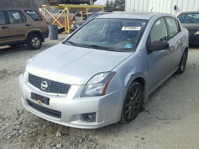 3N1BB6AP2AL607834 - 2010 NISSAN SENTRA SE- SILVER photo 2