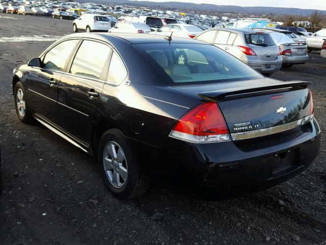 2G1WT57N191245741 - 2009 CHEVROLET IMPALA 1LT BLACK photo 3