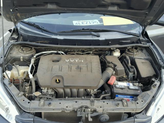 2T1KU4EE6AC307446 - 2010 TOYOTA COROLLA MA GRAY photo 7