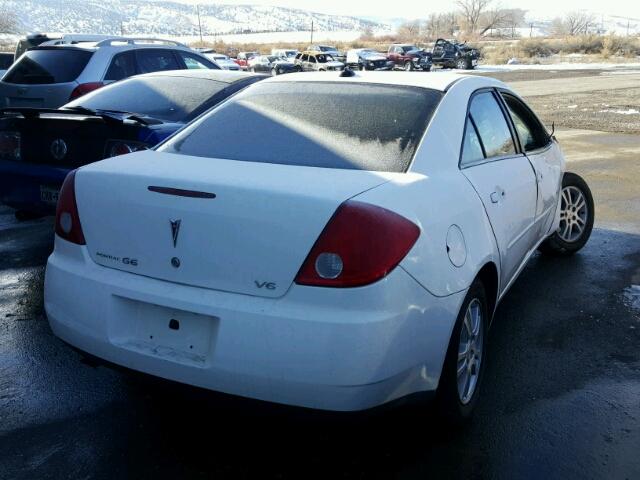 1G2ZG528554128113 - 2005 PONTIAC G6 WHITE photo 4