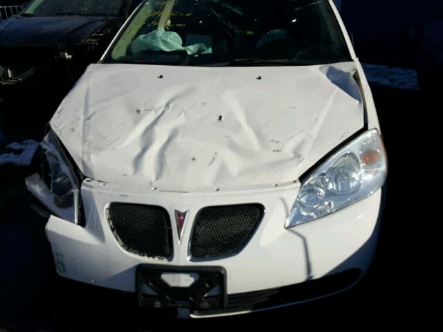 1G2ZG528554128113 - 2005 PONTIAC G6 WHITE photo 7