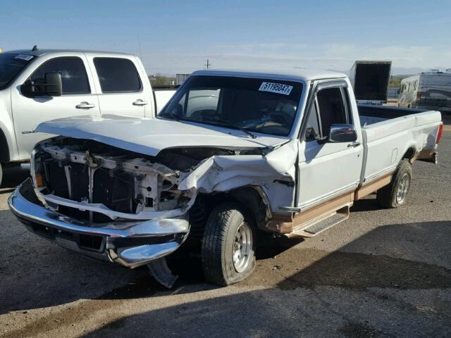 1FTEF15N6SNB69072 - 1995 FORD F150 WHITE photo 2