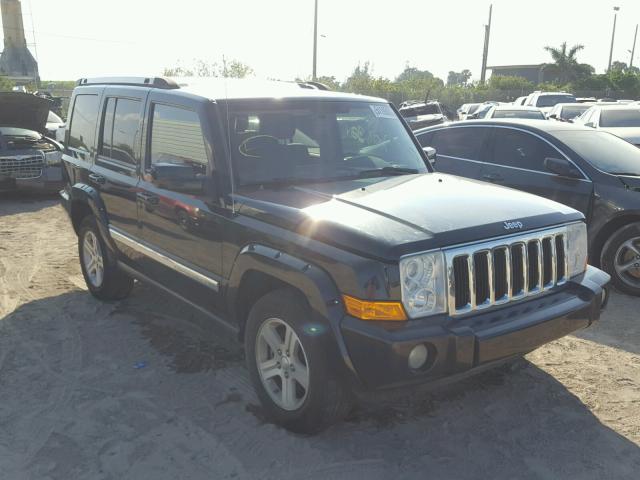 1J8HH58P49C504629 - 2009 JEEP COMMANDER BLACK photo 1