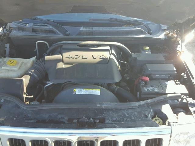 1J8HH58P49C504629 - 2009 JEEP COMMANDER BLACK photo 7