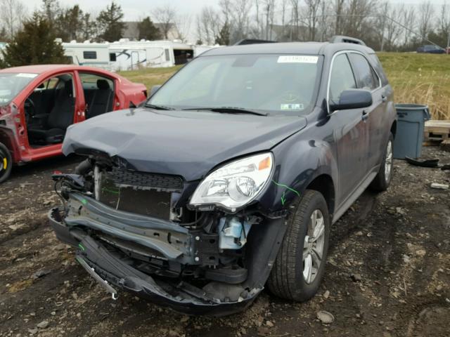 2GNALBEK9F6150987 - 2015 CHEVROLET EQUINOX LT BLUE photo 2