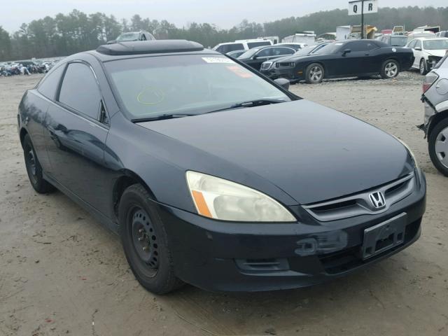 1HGCM72736A013303 - 2006 HONDA ACCORD EX BLACK photo 1