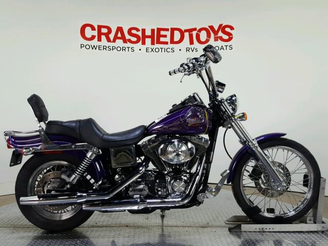 1HD1GEV141Y324665 - 2001 HARLEY-DAVIDSON FXDWG PURPLE photo 1