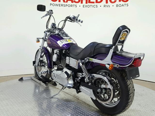 1HD1GEV141Y324665 - 2001 HARLEY-DAVIDSON FXDWG PURPLE photo 6