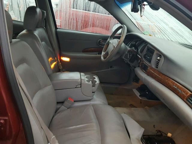 1G4HR54K72U242146 - 2002 BUICK LESABRE LI RED photo 5