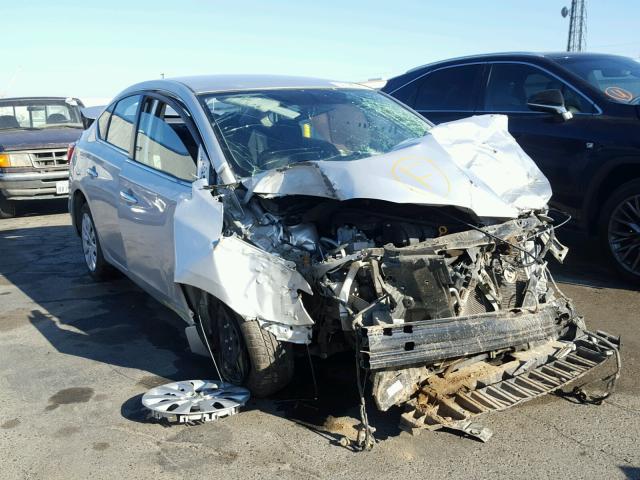 3N1AB7AP2GY214901 - 2016 NISSAN SENTRA S SILVER photo 1