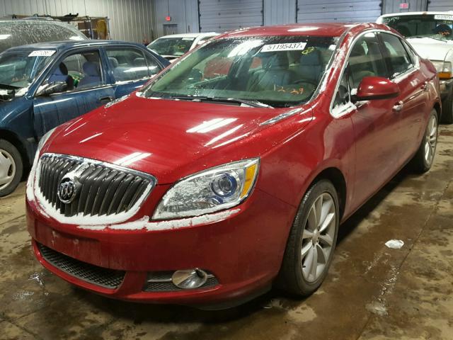 1G4PR5SK3C4159829 - 2012 BUICK VERANO CON RED photo 2