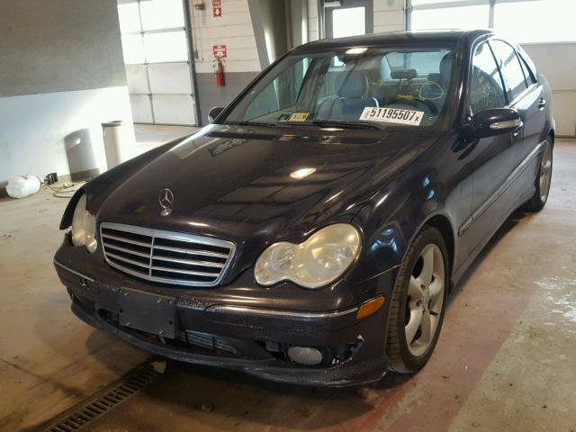 WDBRF40J35F604618 - 2005 MERCEDES-BENZ C 230K SPO BLUE photo 2