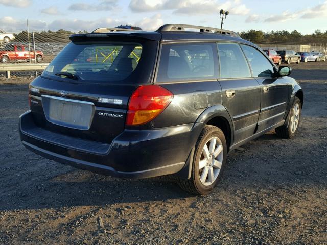 4S4BP61C376331755 - 2007 SUBARU LEGACY OUT BLACK photo 4