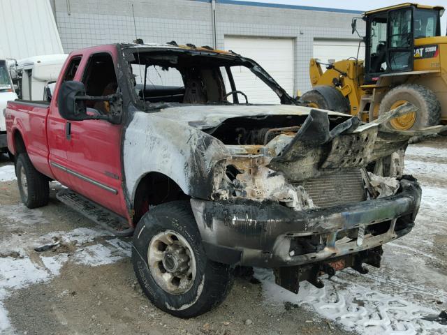 1FTSX31F2XED74650 - 1999 FORD F350 SRW S RED photo 1