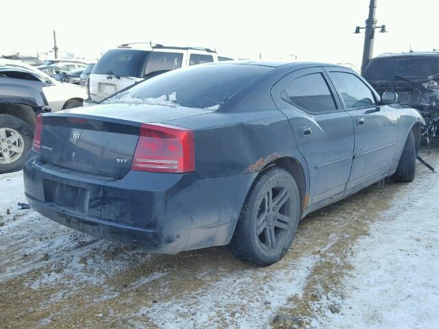 2B3KA43G36H327892 - 2006 DODGE CHARGER SE BLACK photo 4