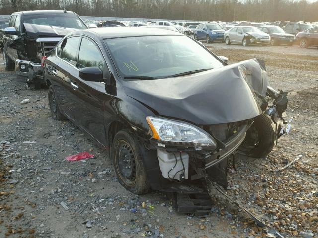 3N1AB7APXEY209295 - 2014 NISSAN SENTRA S BLACK photo 1