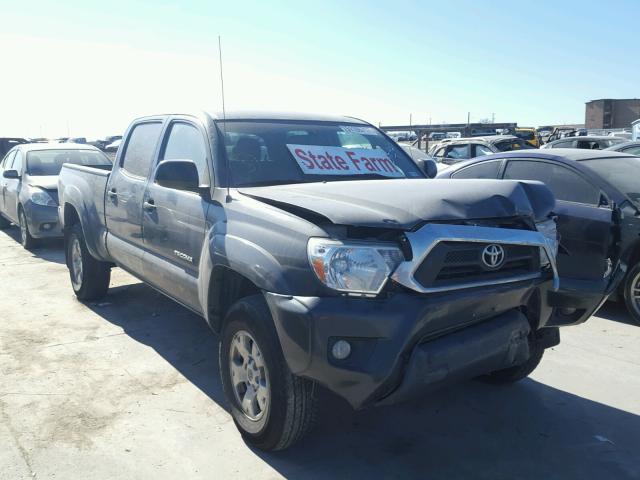 3TMMU4FN8CM045317 - 2012 TOYOTA TACOMA DOU GRAY photo 1