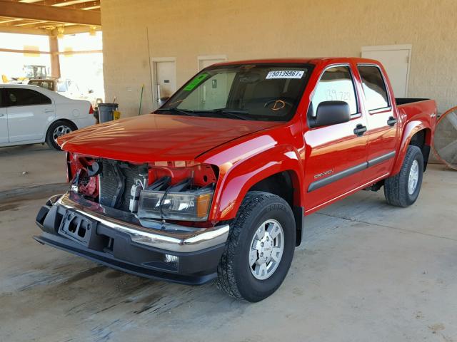 1GTDS136858188776 - 2005 GMC CANYON RED photo 2