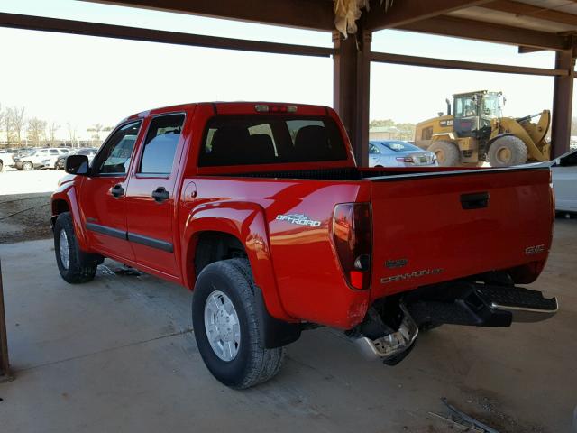 1GTDS136858188776 - 2005 GMC CANYON RED photo 3