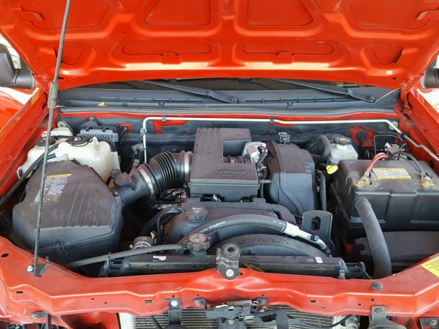 1GTDS136858188776 - 2005 GMC CANYON RED photo 7