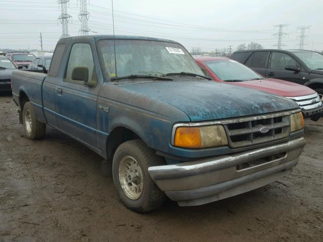 1FTCR14X2RPC11348 - 1994 FORD RANGER SUP GREEN photo 1