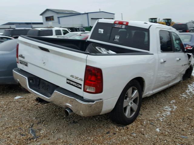 1D7RV1CT2BS562189 - 2011 DODGE RAM 1500 WHITE photo 4