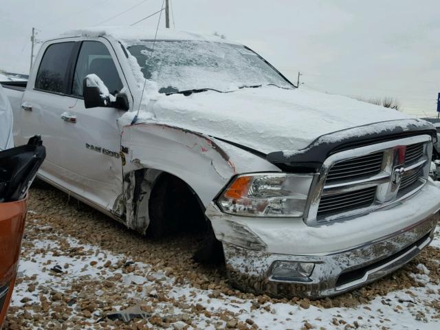 1D7RV1CT2BS562189 - 2011 DODGE RAM 1500 WHITE photo 9