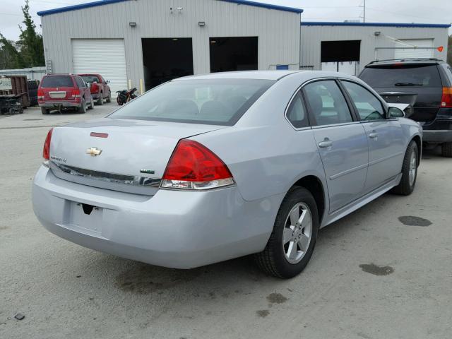 2G1WG5EK5B1162316 - 2011 CHEVROLET IMPALA LT GRAY photo 4