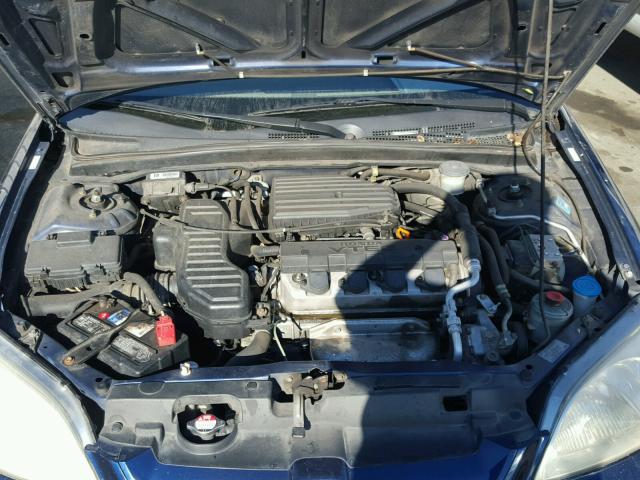 1HGEM22992L090737 - 2002 HONDA CIVIC EX ლურჯი ფოტო 7