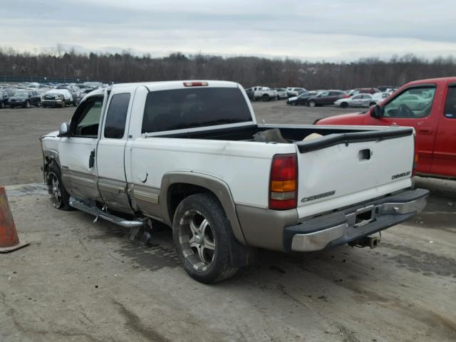 2GCEK19V1Y1405336 - 2000 CHEVROLET SILVERADO WHITE photo 3