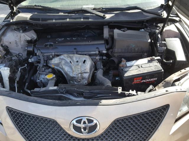 4T1BE46K57U058050 - 2007 TOYOTA CAMRY NEW BEIGE photo 7