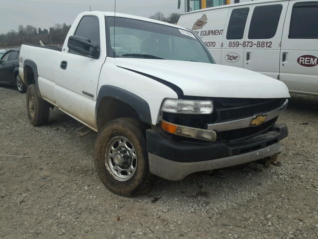 1GCHK24U71E252354 - 2001 CHEVROLET SILVERADO WHITE photo 1