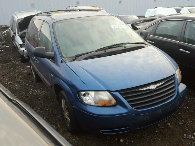 1C4GP45R15B270293 - 2005 CHRYSLER TOWN & COU BLUE photo 1