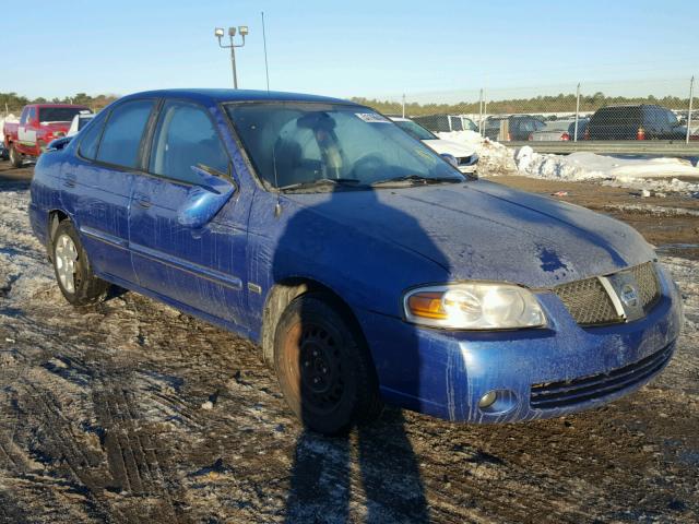 3N1CB51D86L540782 - 2006 NISSAN SENTRA 1.8 BLUE photo 1