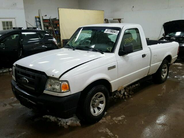 1FTYR10D89PA40087 - 2009 FORD RANGER WHITE photo 2