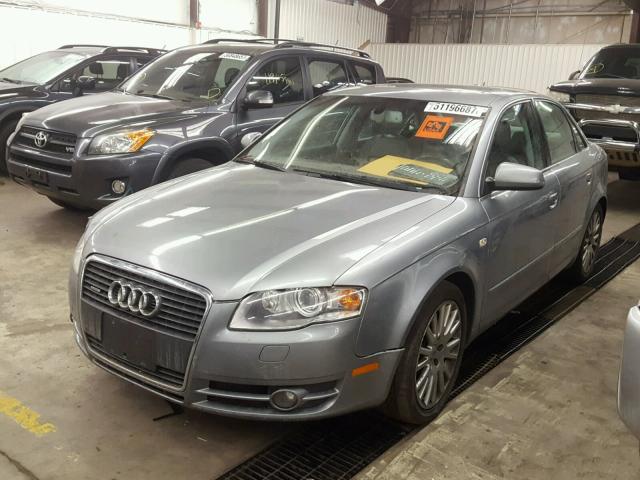 WAUDF68E75A443666 - 2005 AUDI A4 2.0T QU GRAY photo 2