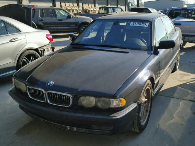 WBAGG83441DN88404 - 2001 BMW 740 I AUTO BLUE photo 2