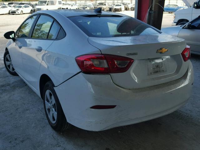 1G1BC5SM8H7229891 - 2017 CHEVROLET CRUZE LS WHITE photo 3