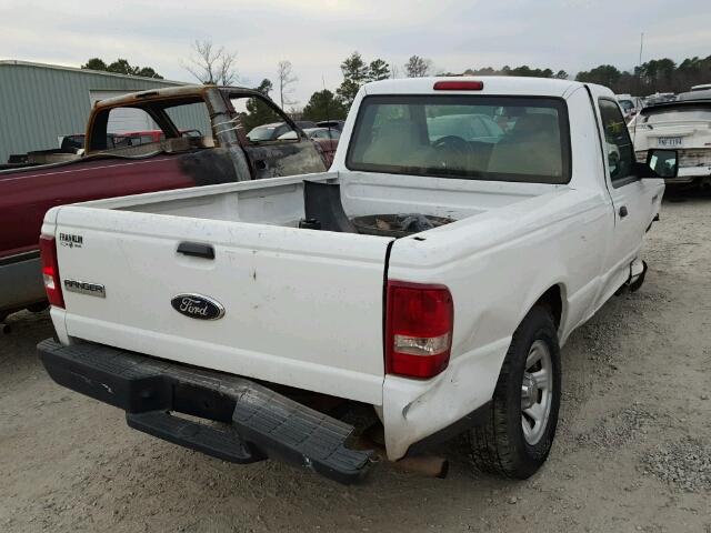 1FTYR10DX8PA87331 - 2008 FORD RANGER WHITE photo 4