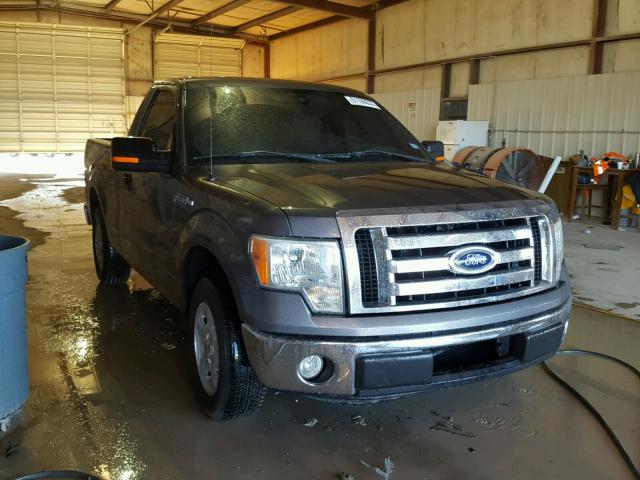 1FTRF12W89KA40504 - 2009 FORD F150 CHARCOAL photo 1