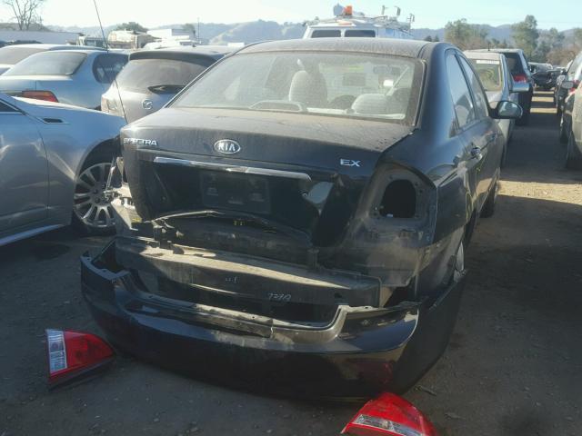 KNAFE222895642453 - 2009 KIA SPECTRA EX BLACK photo 4